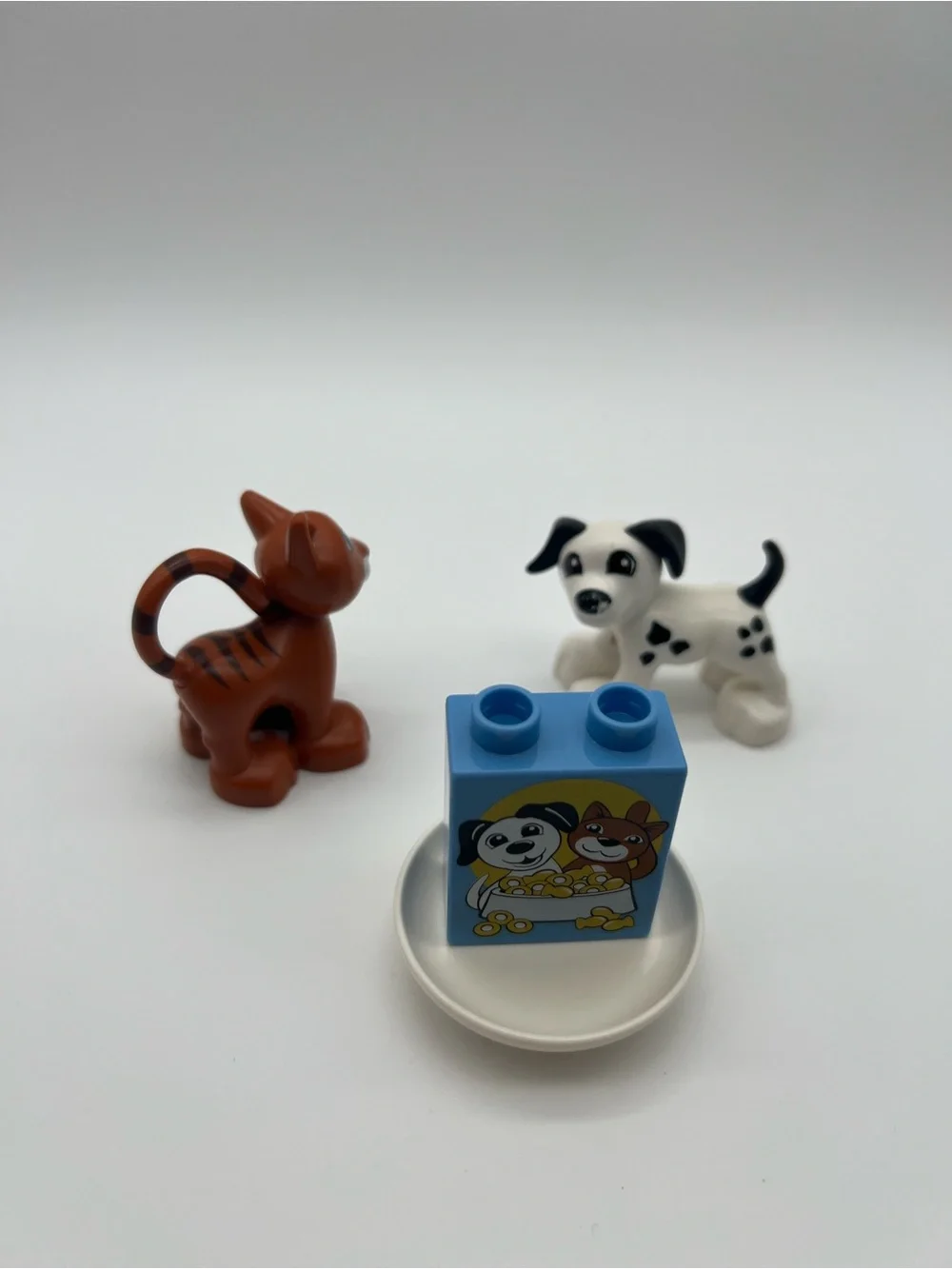 LEGO DUPLO Brick Box Green Set 4624 - Farm with dog and cat figure